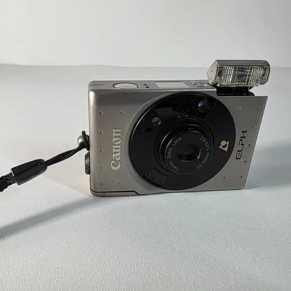Canon ELPH 24-48mm Film Point & Shoot Film Camera Tested & Working W/ Battery